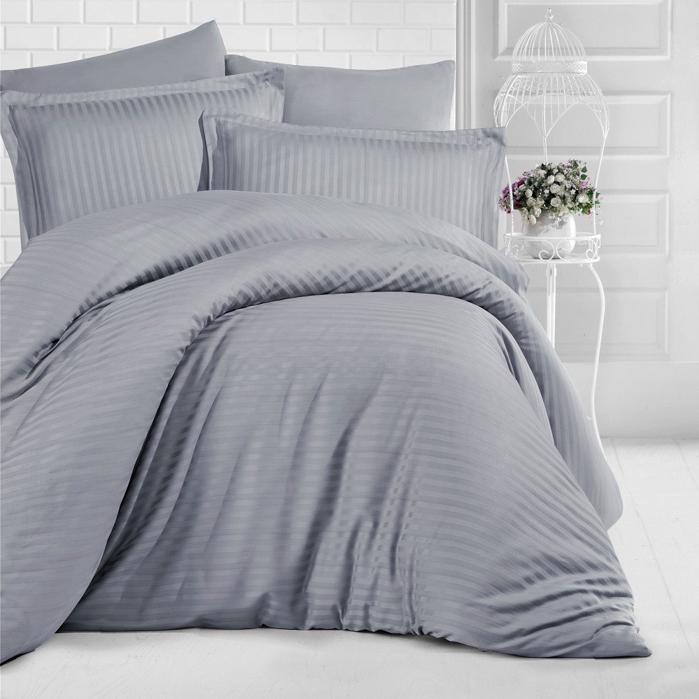 Juego Funda Nórdica Stripe Satén 210...