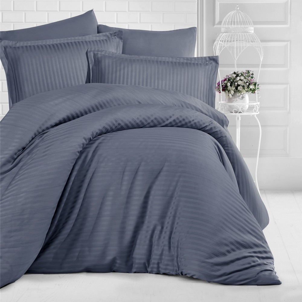 Juego Funda Nórdica Stripe Satén 210...