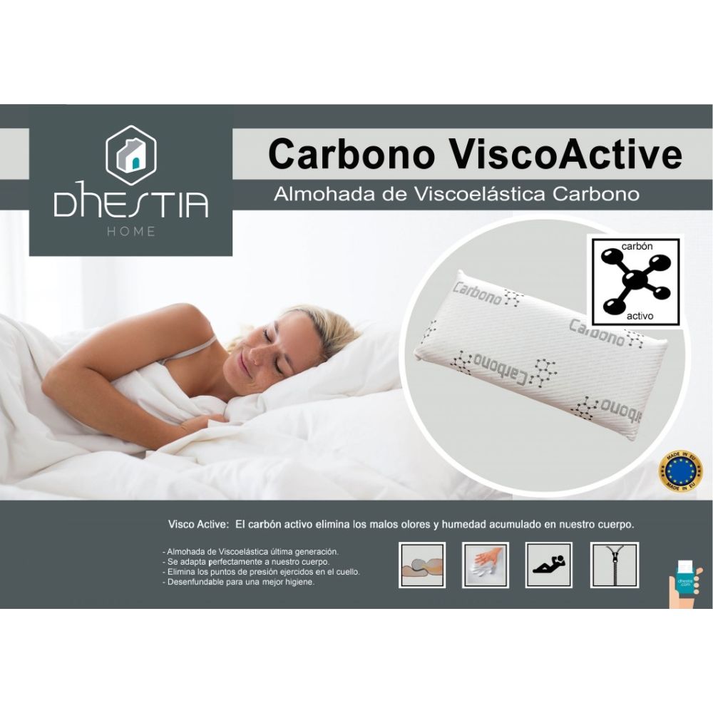 Almohada Viscoelástica Nucleo Carbono...