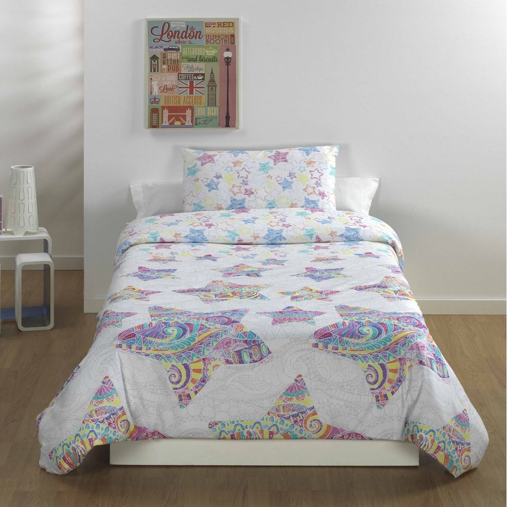 Funda Nórdica Infantil Estrellas...