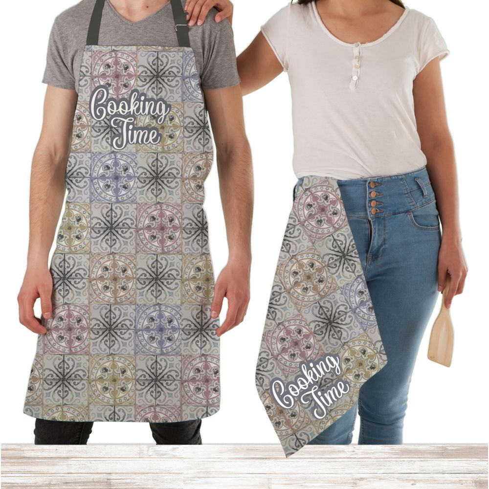 Juego Delantal y Paños Cocina Cooking...