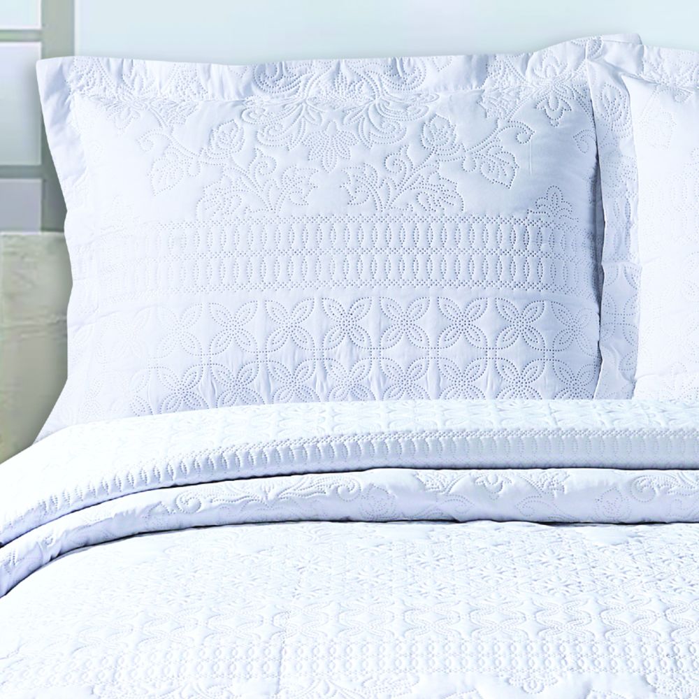 Colcha Bouti Elegante Floral Cama...