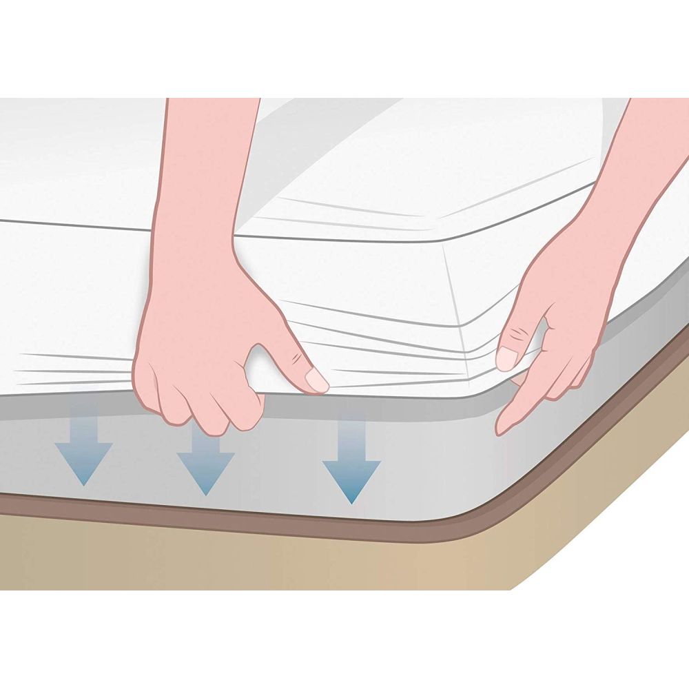 Cubrecolchón Reversible Nubes de Dhestia