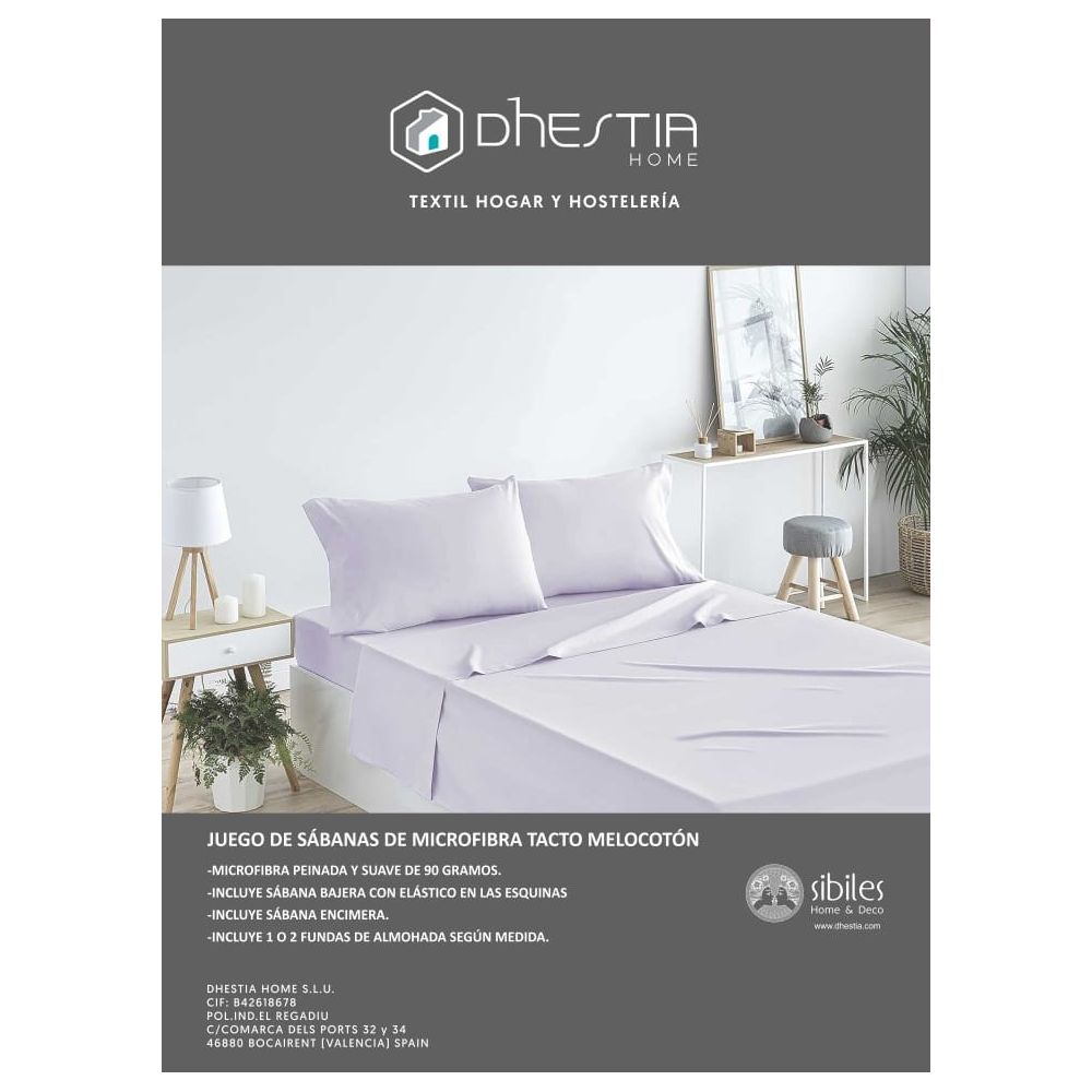 Juego de Sábanas Tejido Microfibra...
