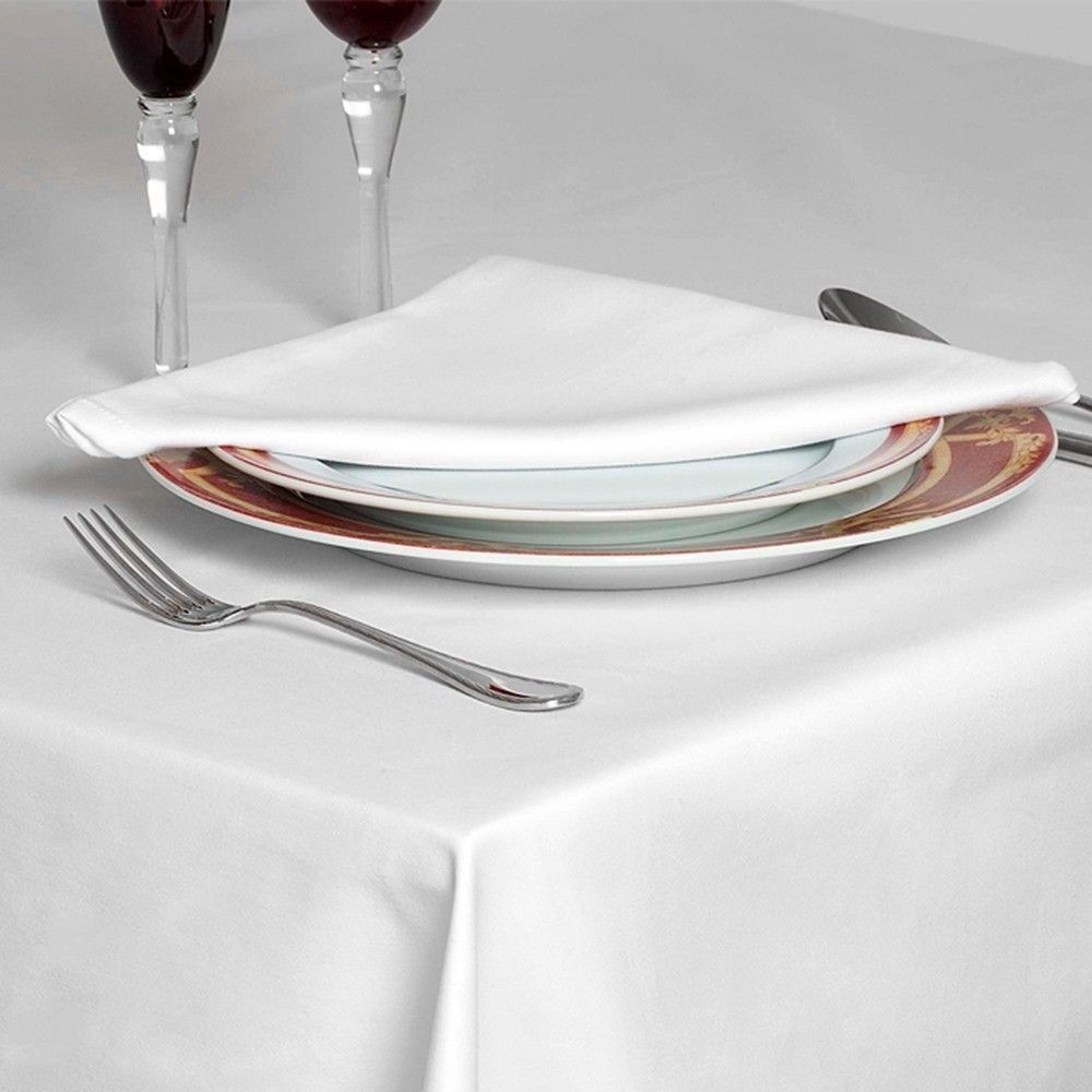 Mantel Hostelería de Tela Blanca...