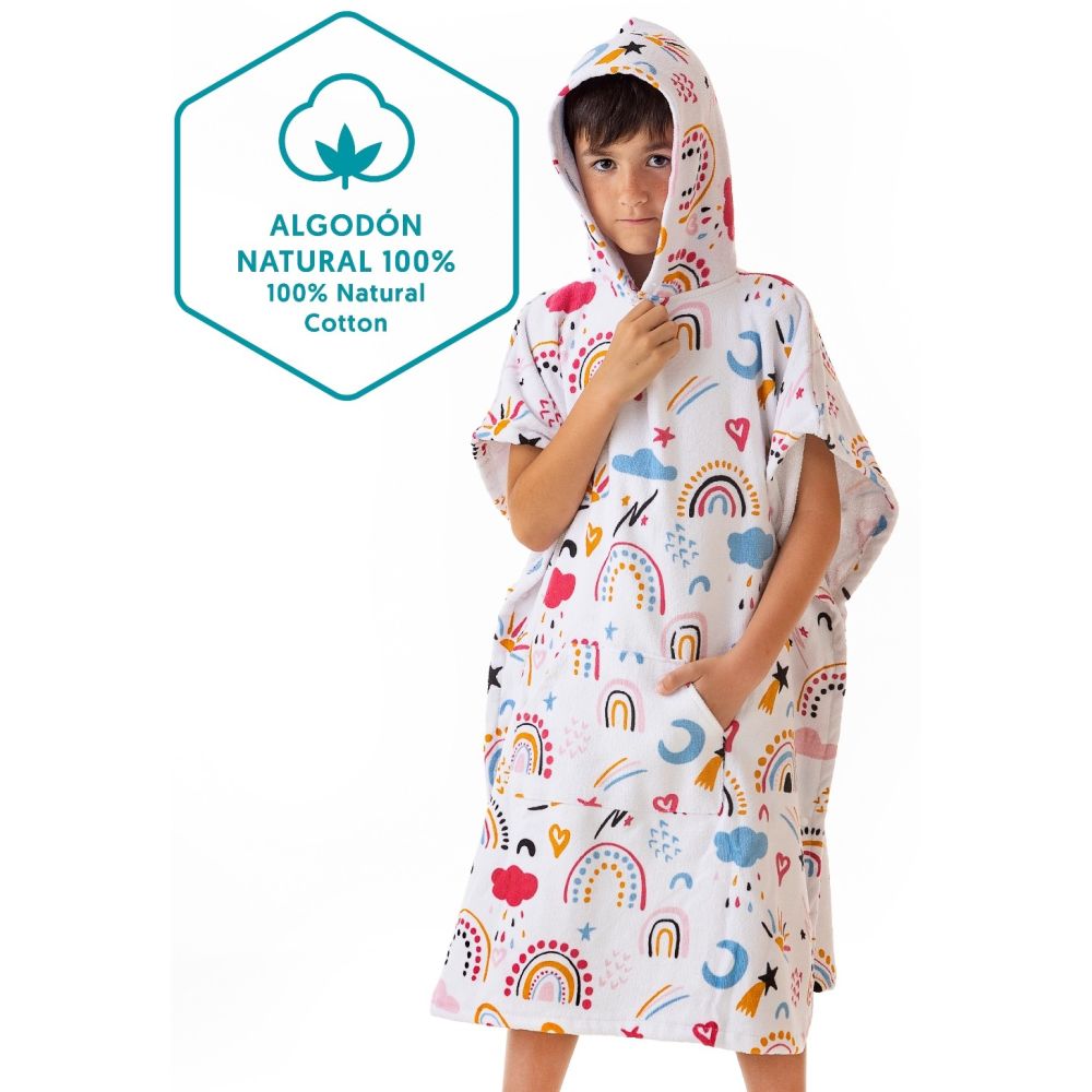Poncho de Playa y Baño Infantil de...