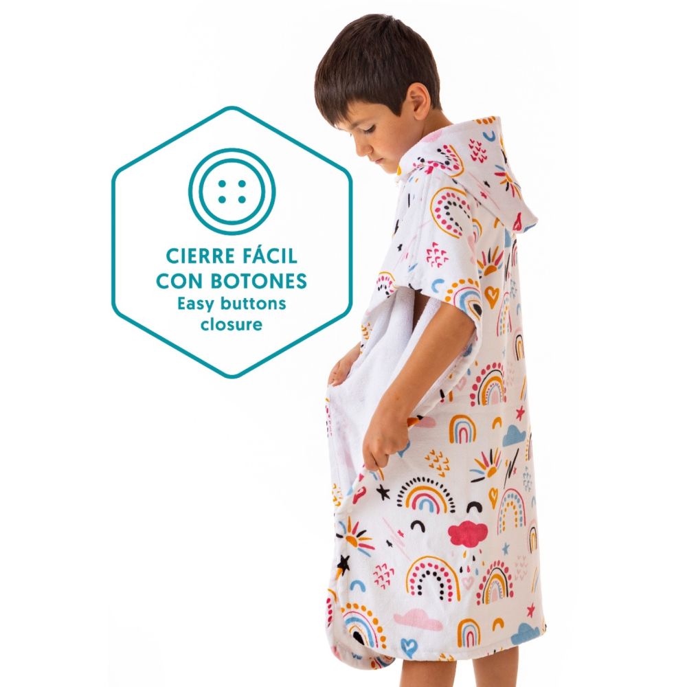 Poncho de Playa y Baño Infantil de...