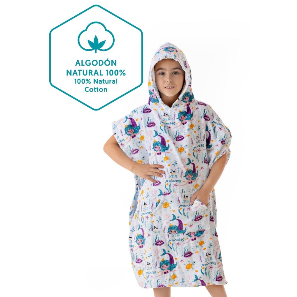 Poncho Infantil de Terciopelo 100%...