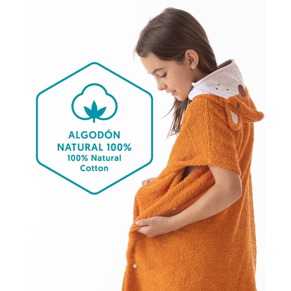 Poncho Infantil Tejido 100% Algodón...