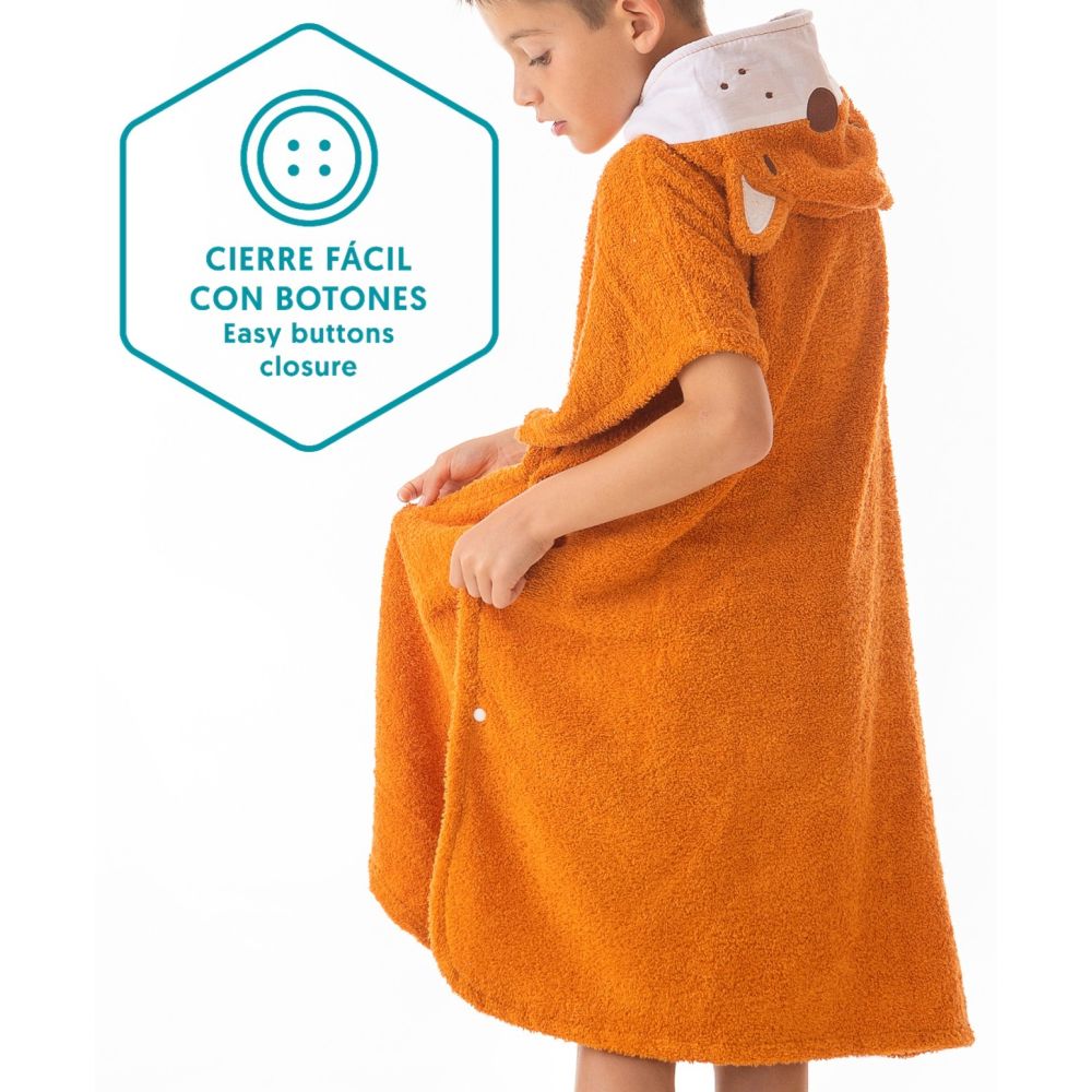 Poncho Infantil Tejido 100% Algodón...