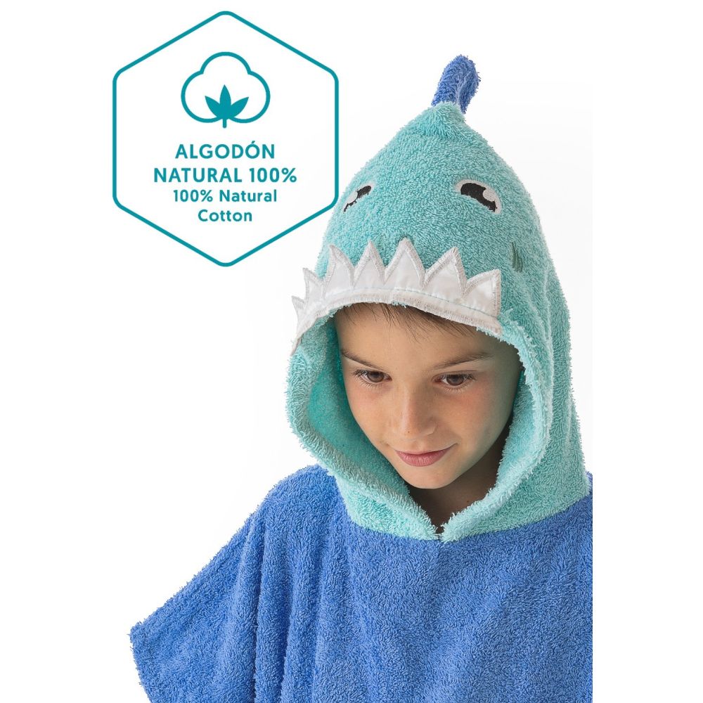 Poncho Infantil Tejido 100% Algodón...