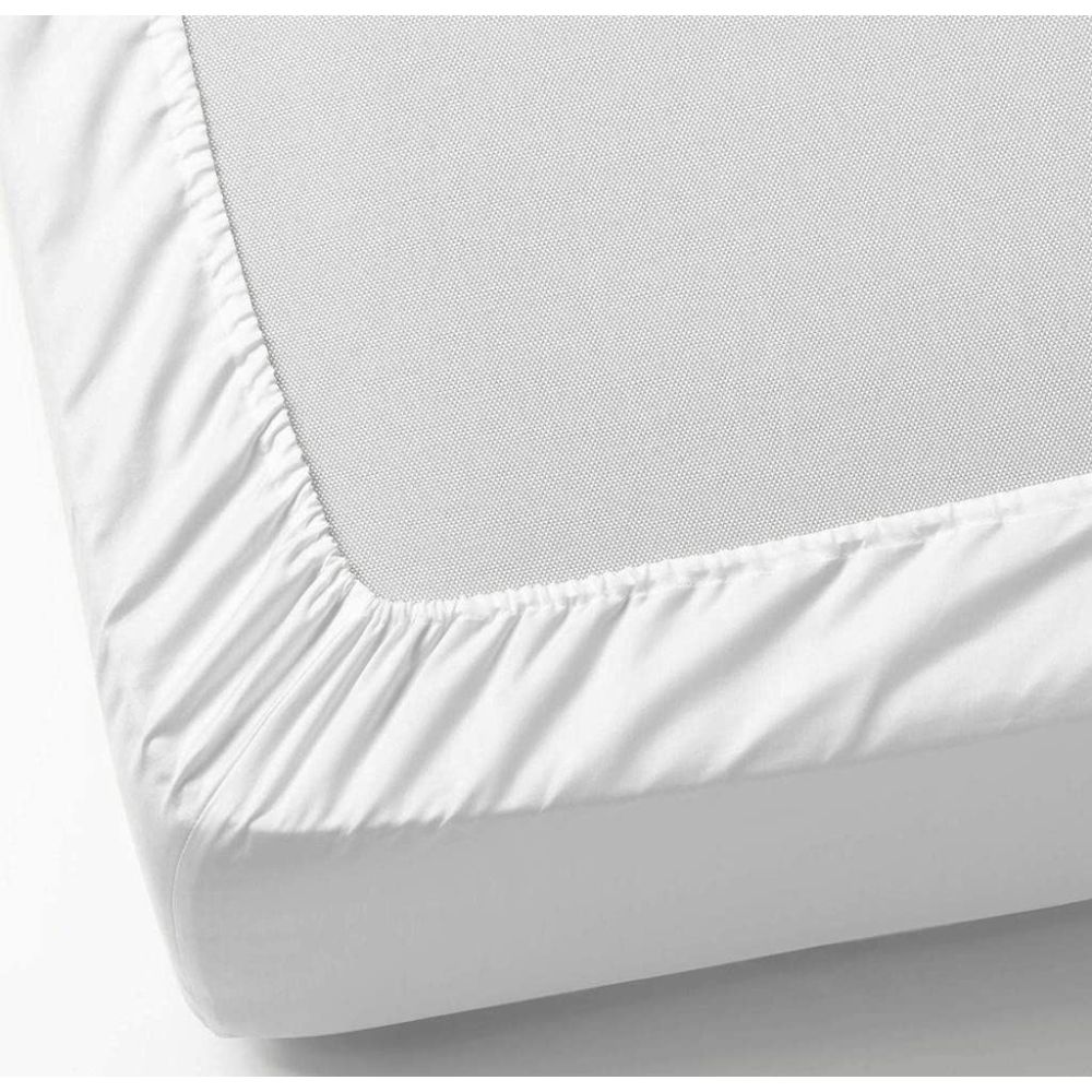 Sábana Bajera Blanca Hotel 100% Algodón