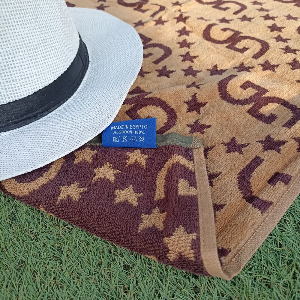 Toalla de Playa 100% Algodón Egipcio...