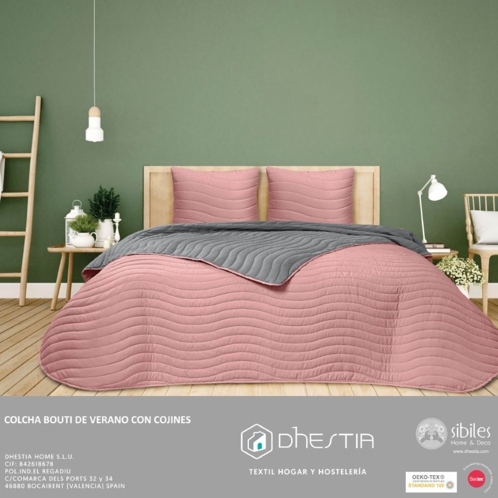 Colcha Bouti de Verano Bicolor Patrón...