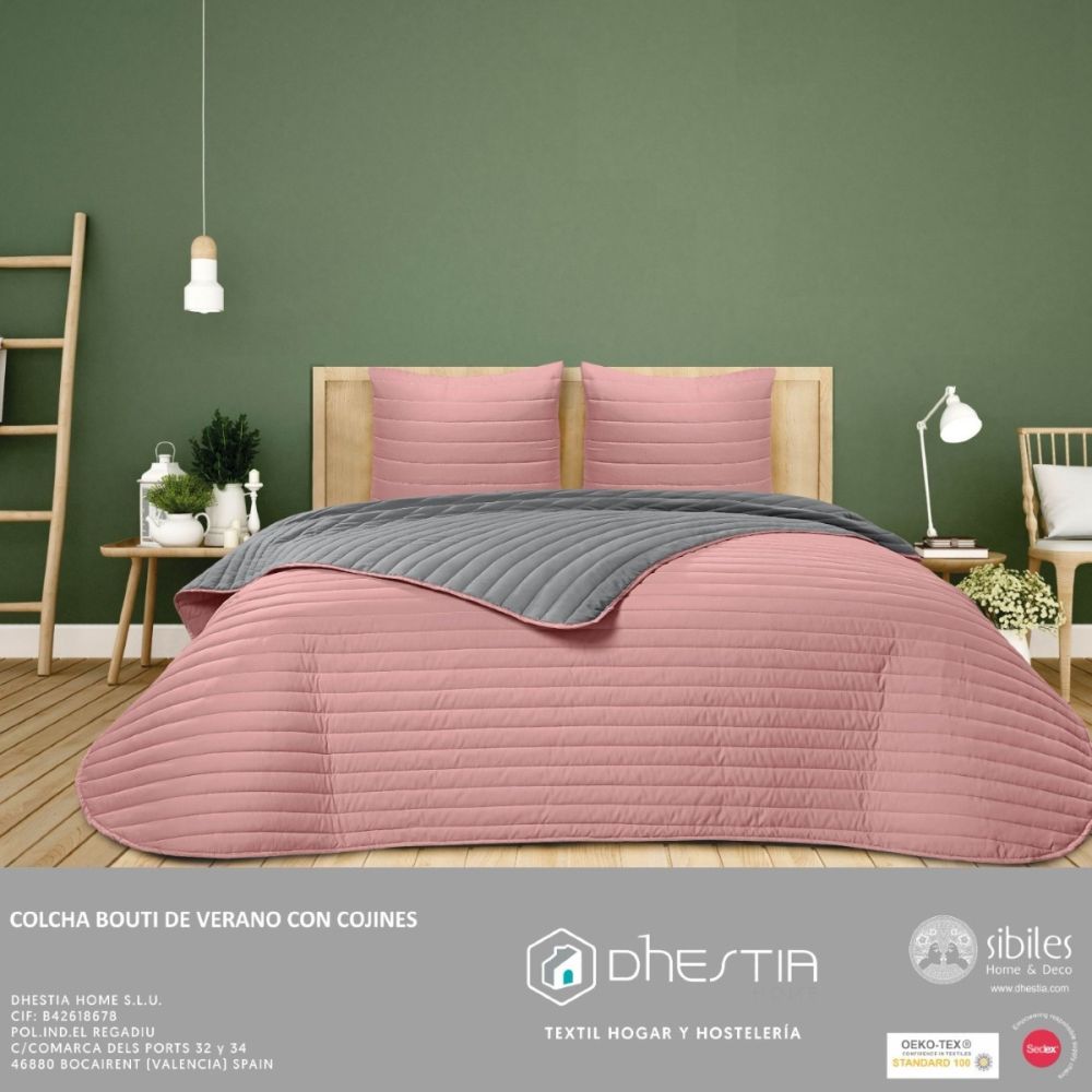 Colcha Bouti de Verano Bicolor Patrón...