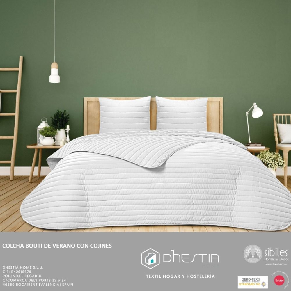 Colcha Bouti de Verano Bicolor Patrón...