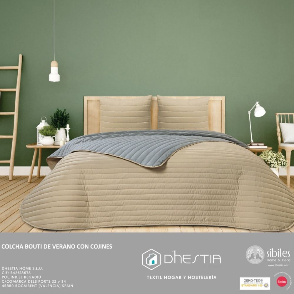 Colcha Bouti de Verano Bicolor Patrón...