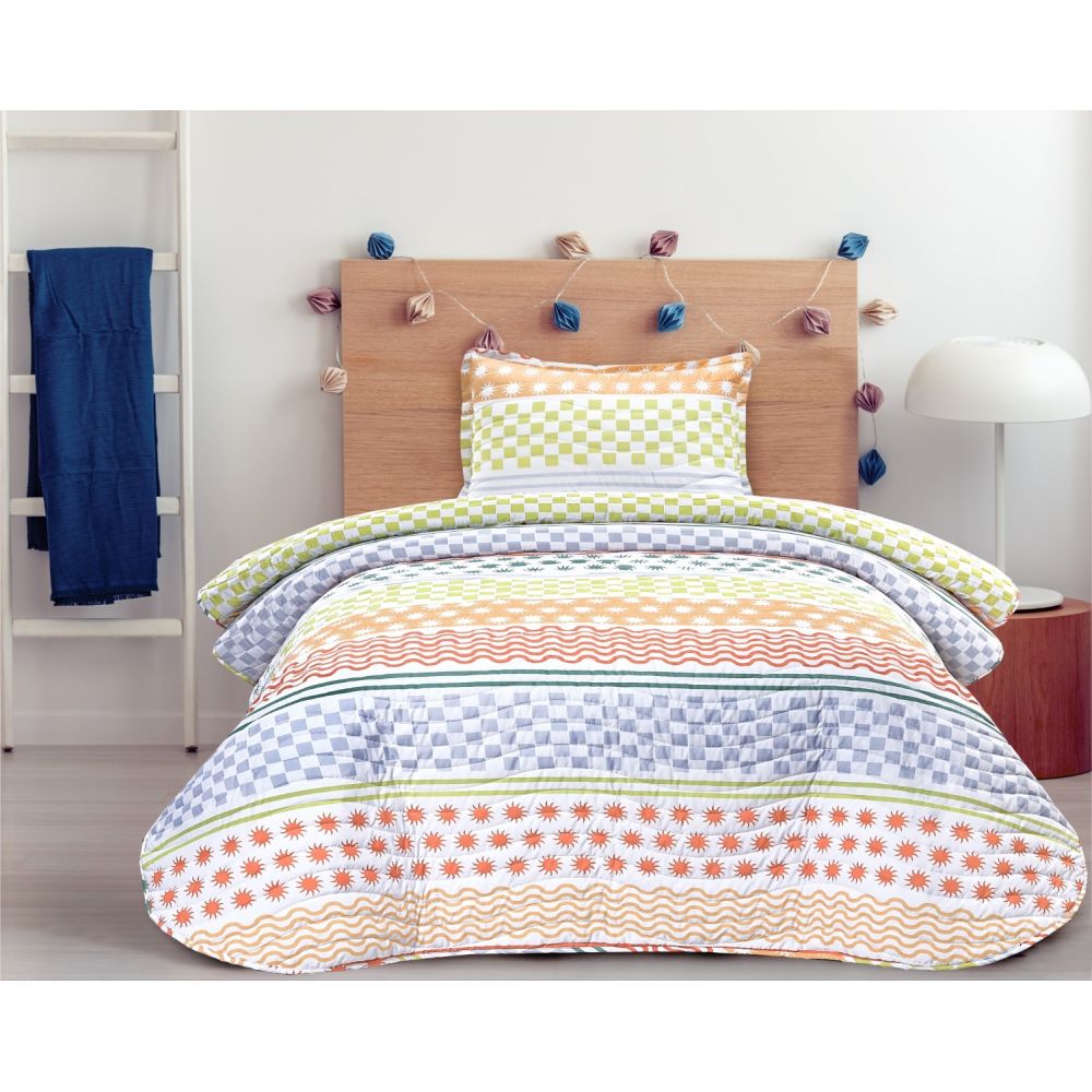 Colcha Bouti Cosida Cama Infantil y...