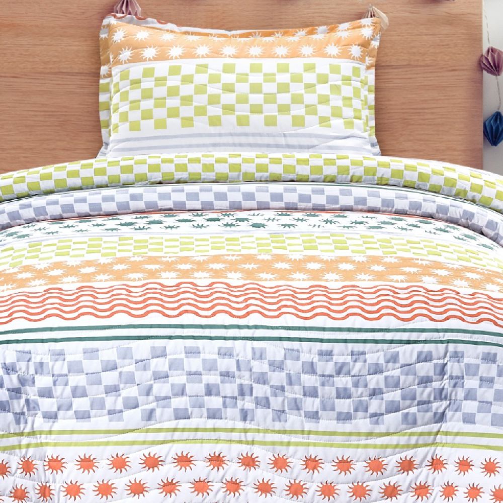 Colcha Bouti Cosida Cama Infantil y...