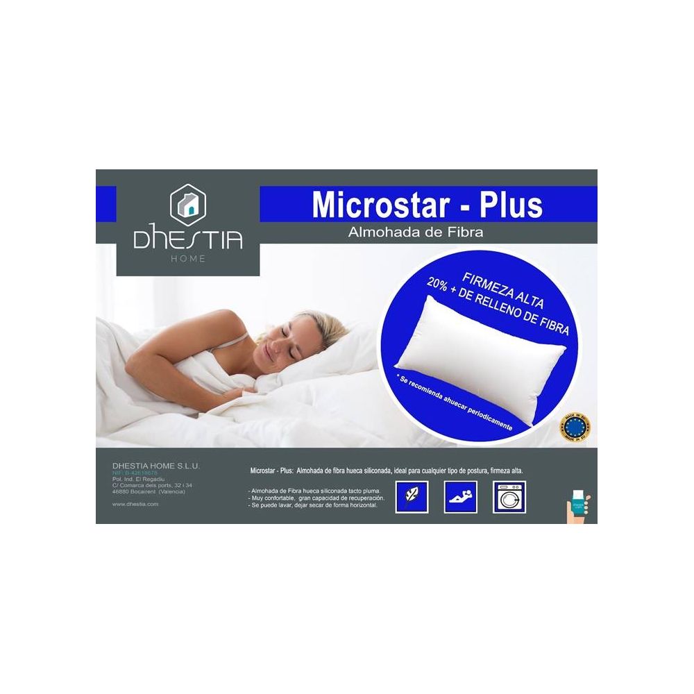 Almohada de Fibra 50X70 cm Peso de...