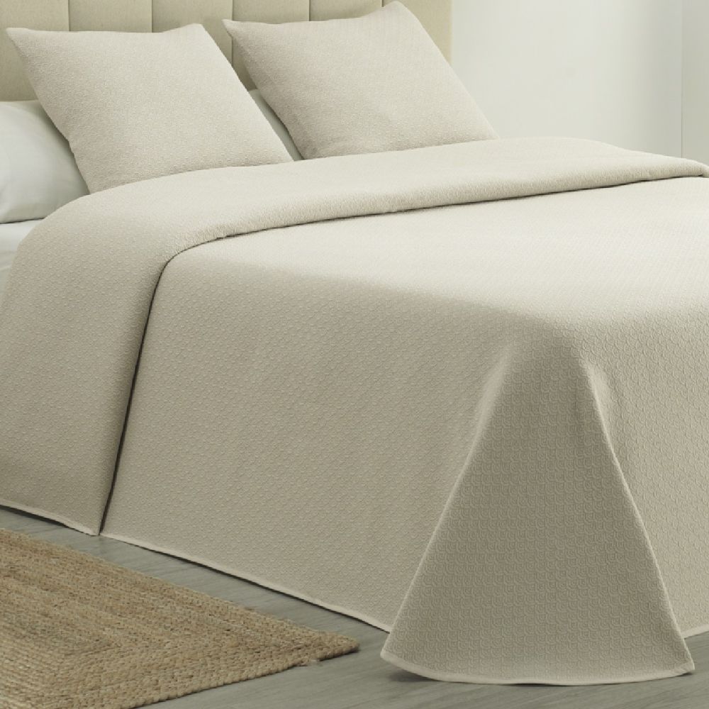 Colcha Piqué Aitana Beige Calidad...
