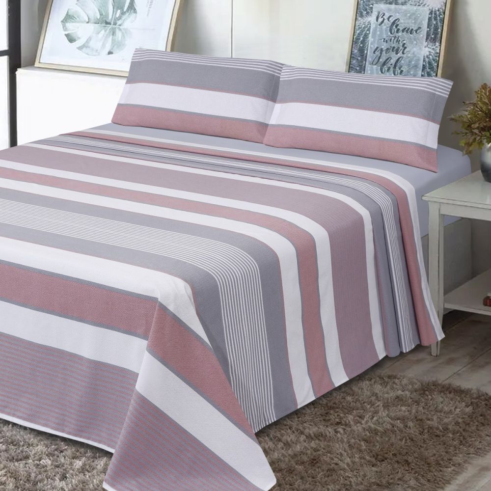 Juego de Sábanas Tejido Algodón y...