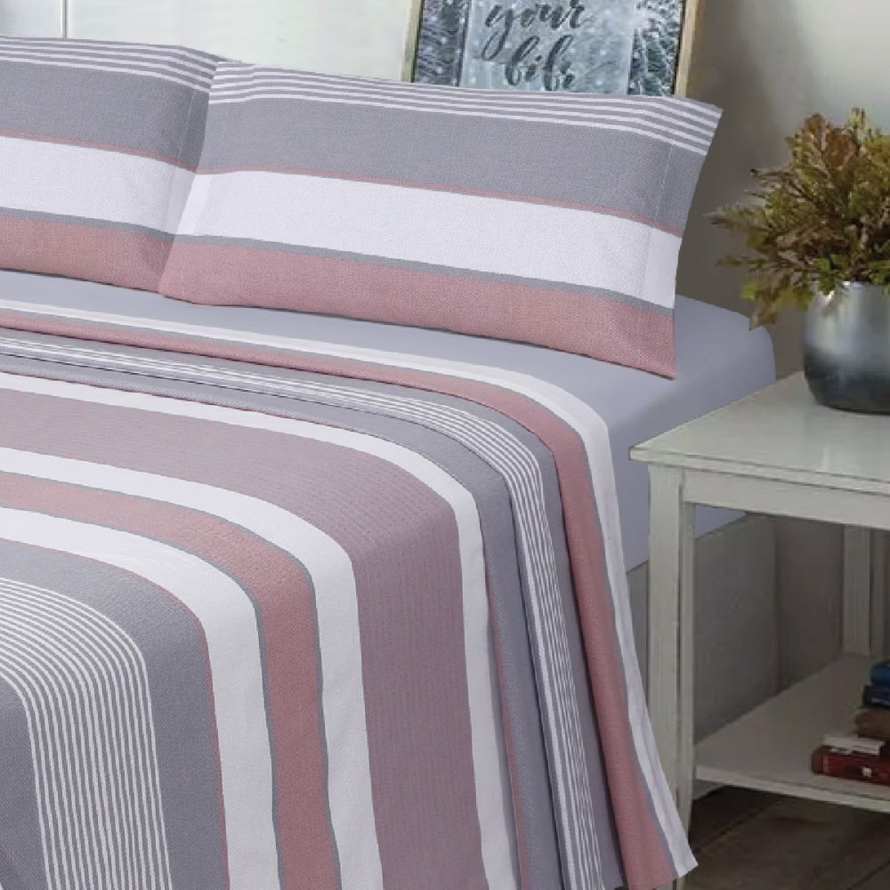 Juego de Sábanas Tejido Algodón y...