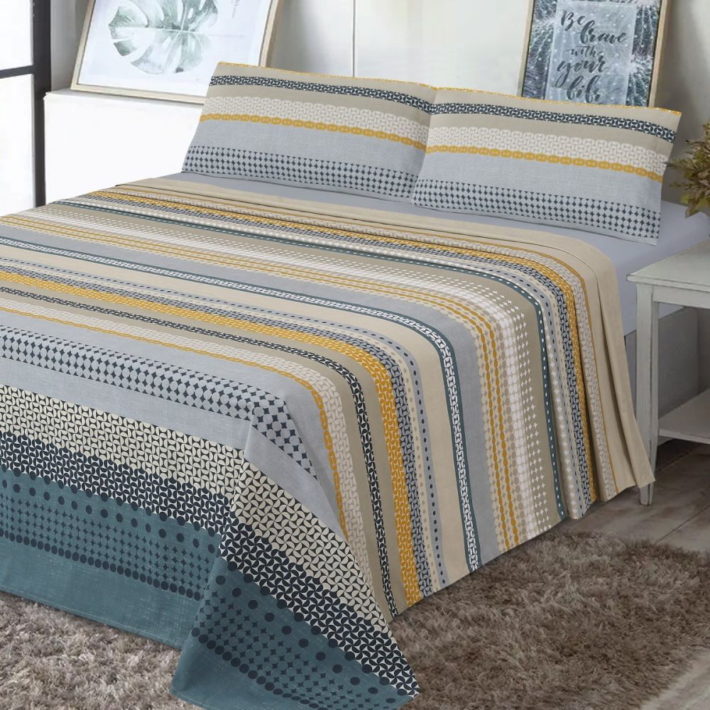 Juego de Sabanas Tejido Algodón y...