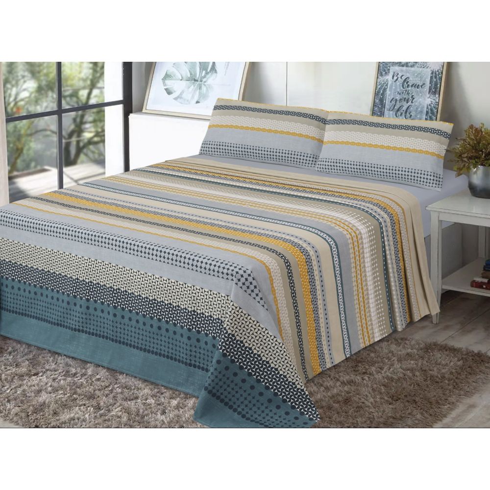 Juego de Sabanas Tejido Algodón y...